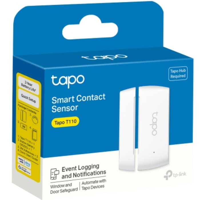 TP-Link Tapo T110 Sensor de Puerta y Ventana Blanco